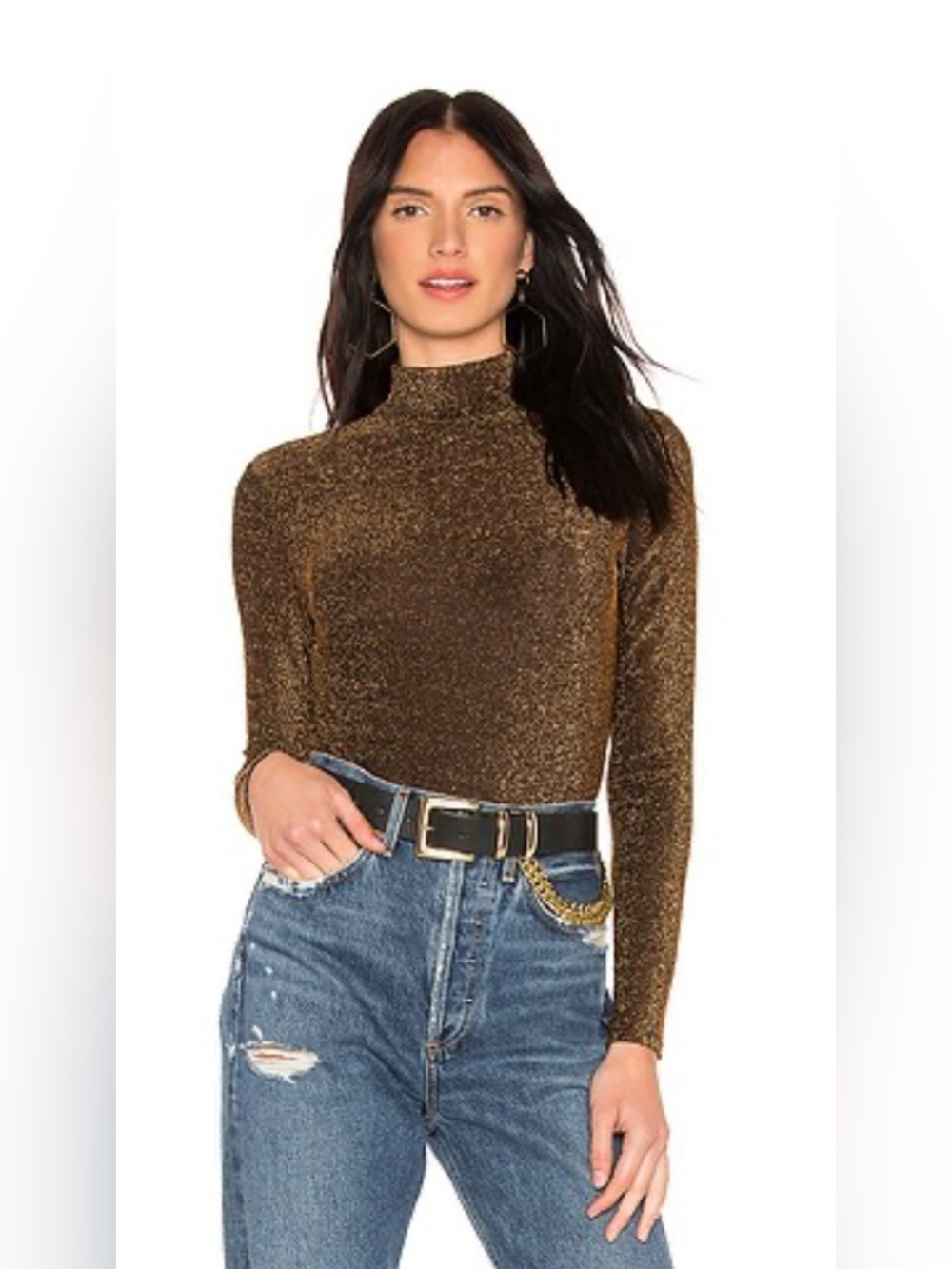 Blank NYC Metallic Bodysuit